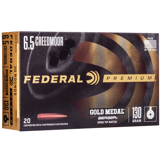 FED GOLD MEDAL 6.5CREED 130GR BER VLD 20/10 - Sale